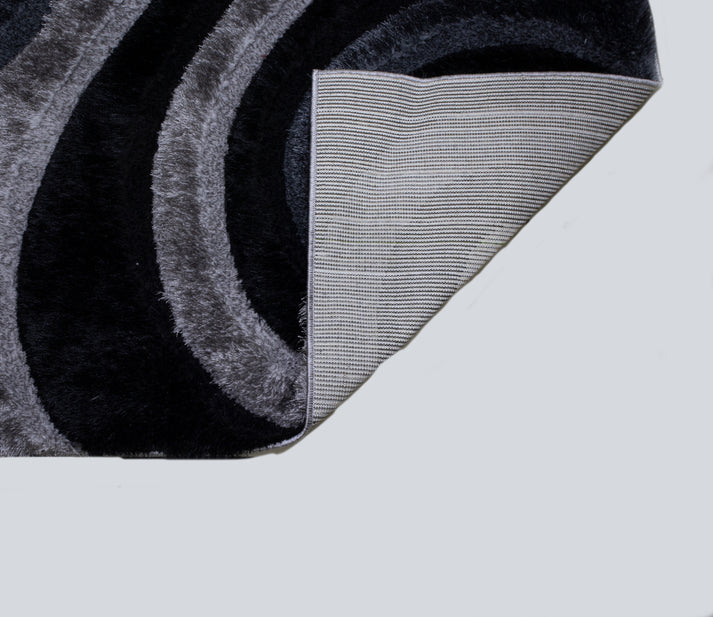 Colibri Shaggy 3D Gray Area Rug 555