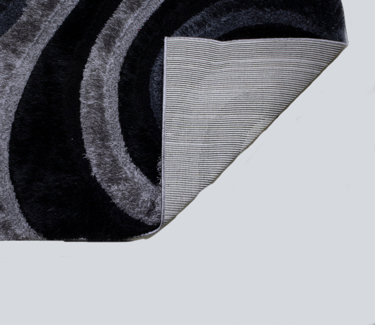 Colibri Shaggy 3D Gray Area Rug 555
