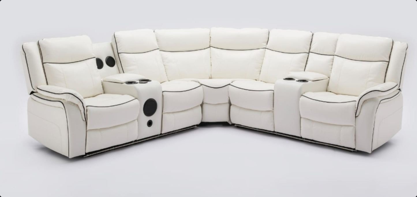 Led Power sectional with Bluetooth Speaker and USB
