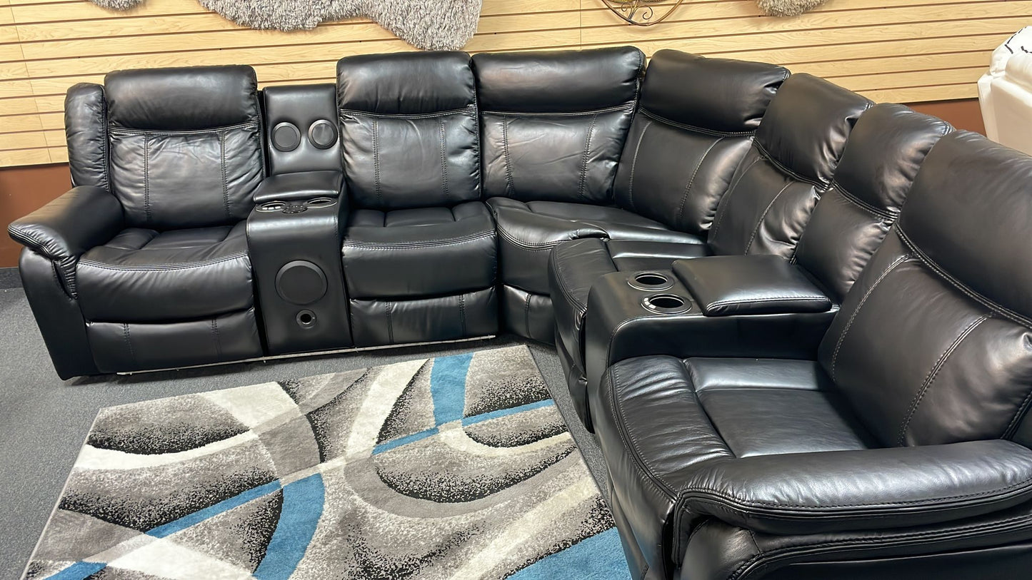 Led Power sectional with Bluetooth Speaker and USB