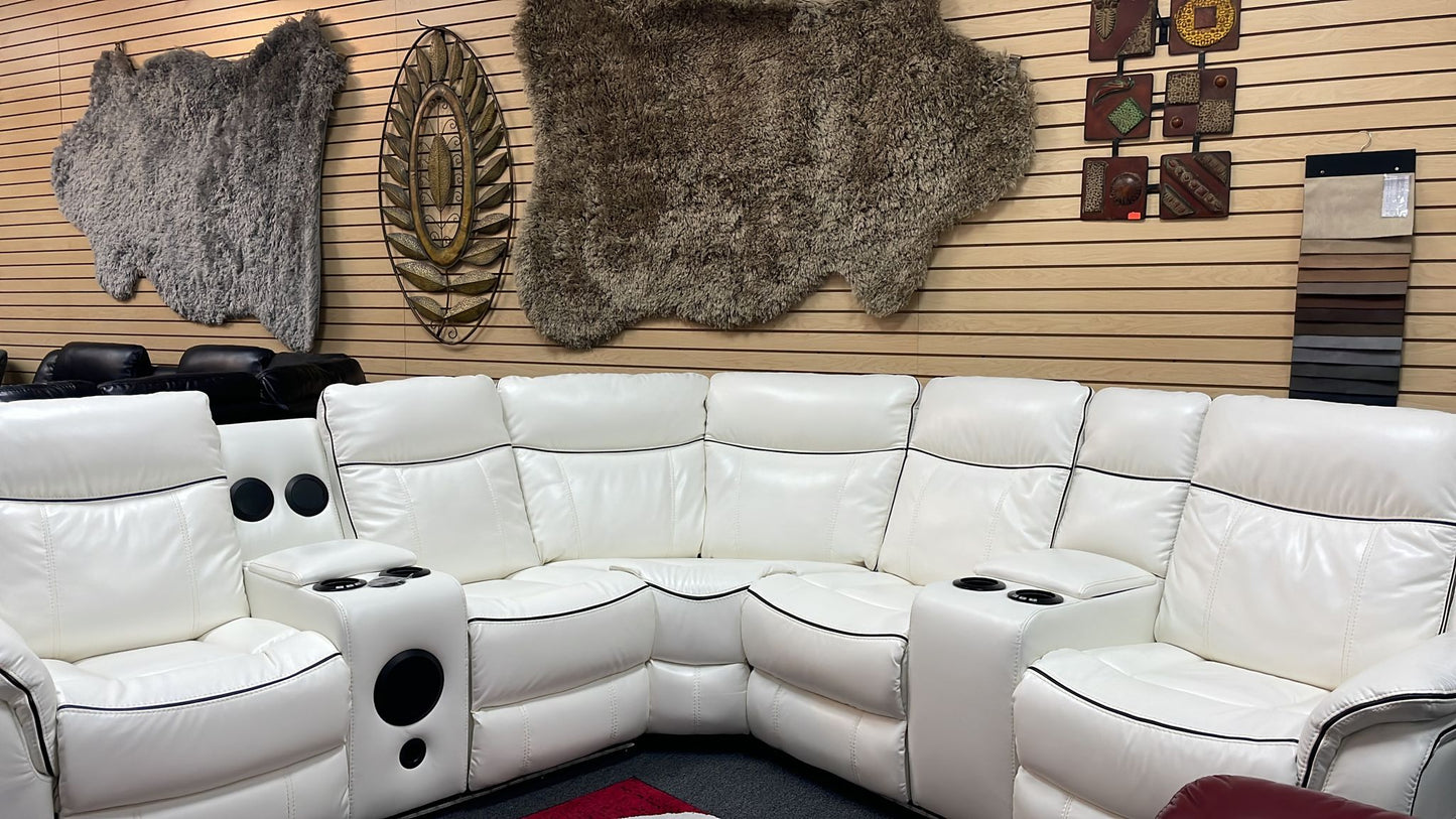 Led Power sectional with Bluetooth Speaker and USB