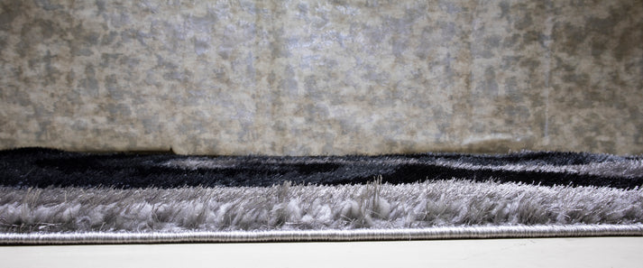 Colibri Shaggy 3D Gray Area Rug 555