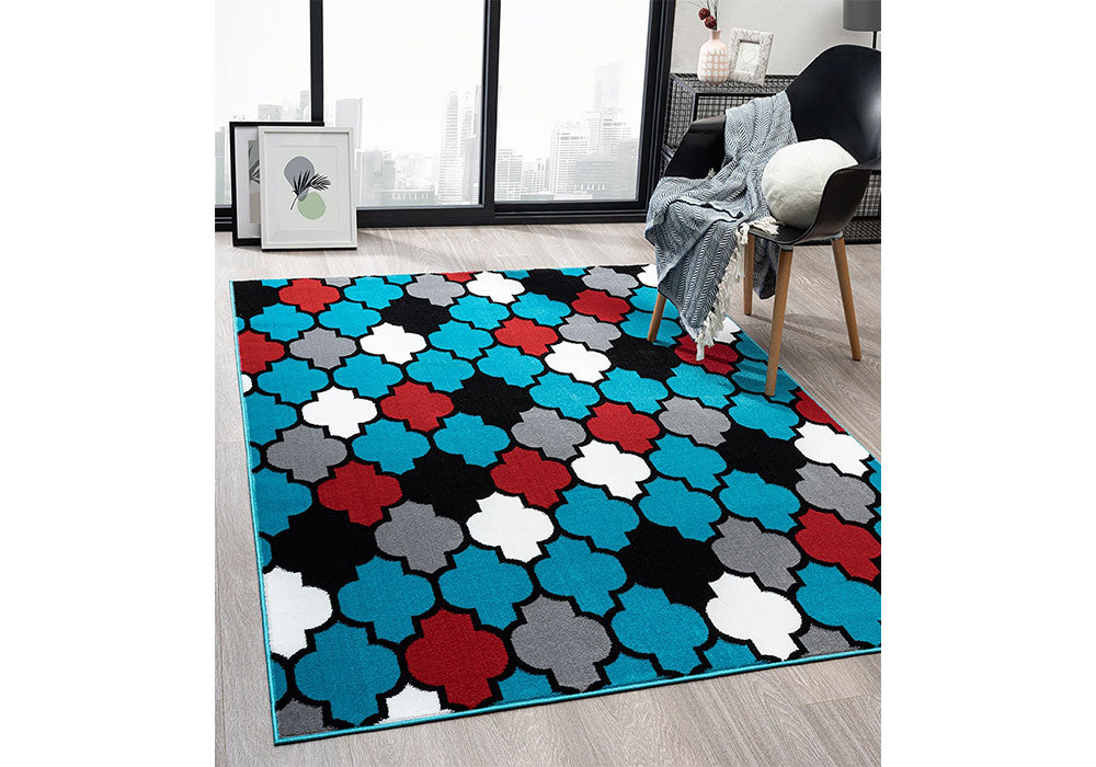 Breeze Collection Trendy Contemporary Modern Area Rug
