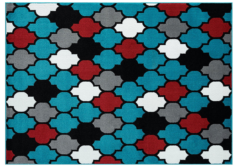 Breeze Collection Trendy Contemporary Modern Area Rug