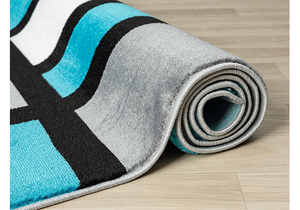 Breeze Collection Trendy Contemporary Modern Area Rug