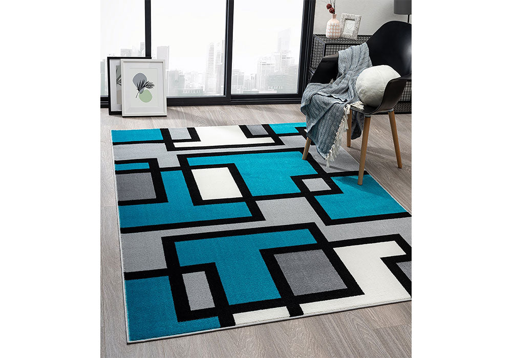 Breeze Collection Trendy Contemporary Modern Area Rug