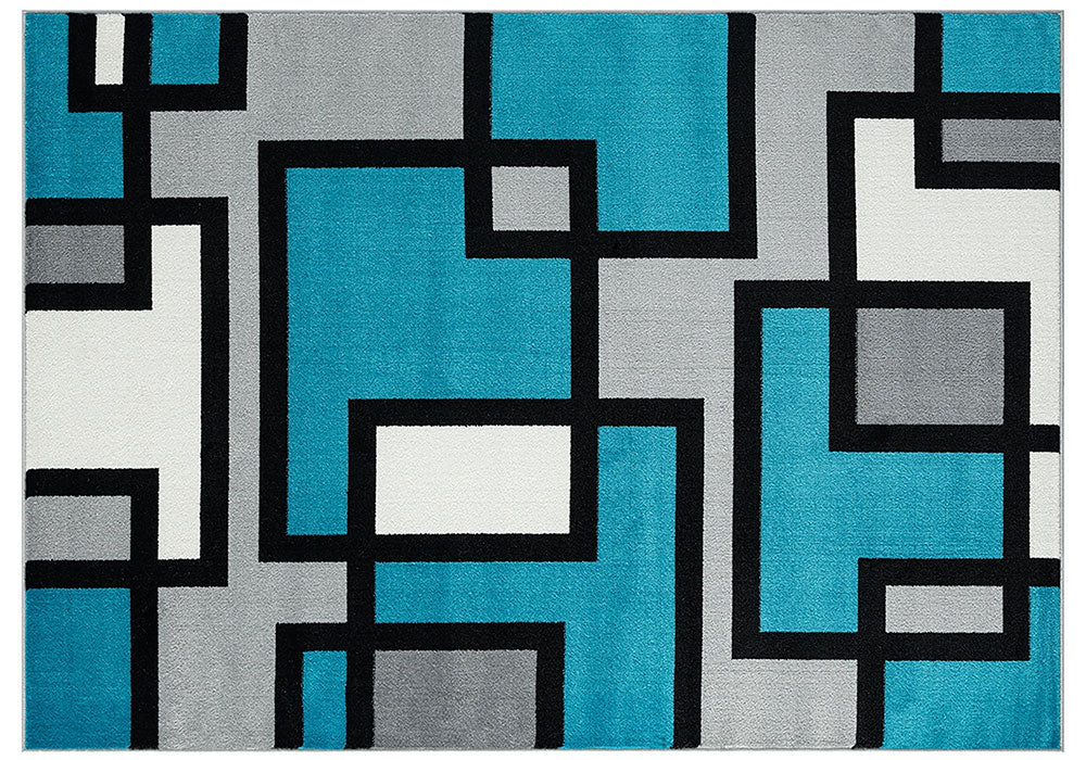 Breeze Collection Trendy Contemporary Modern Area Rug
