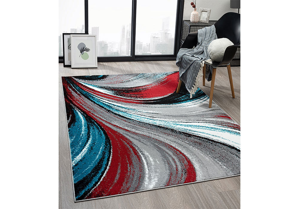 Breeze Collection Trendy Contemporary Modern Area Rug