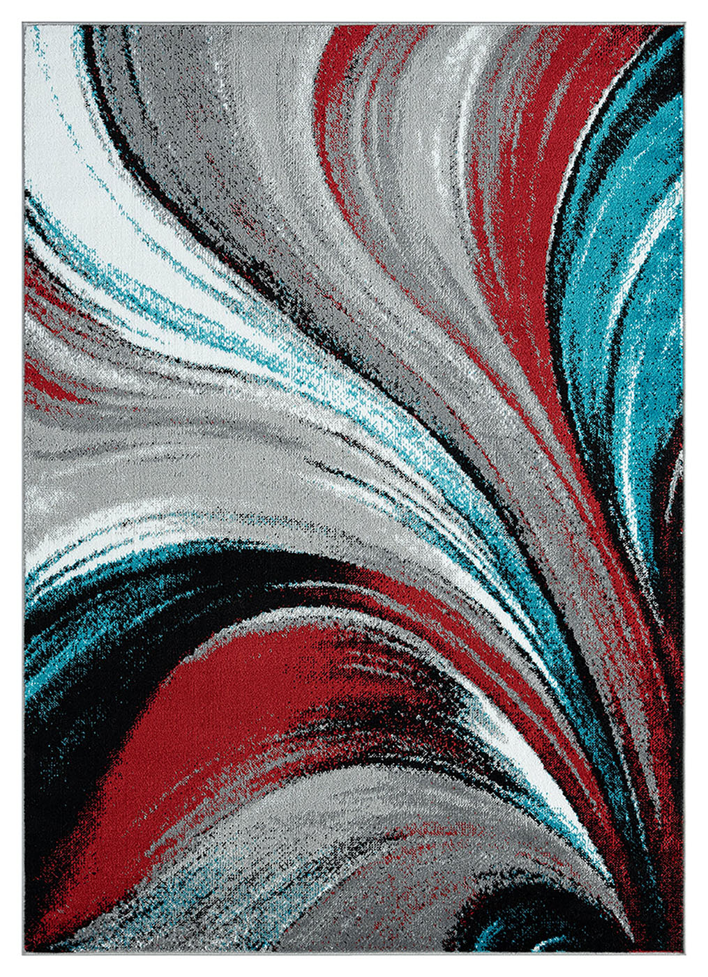 Breeze Collection Trendy Contemporary Modern Area Rug