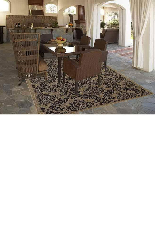 Grandeur Indoor/Outdoor Rugs Flatweave Contemporary Patio Pool Camp and Picnic Carpets FW 511