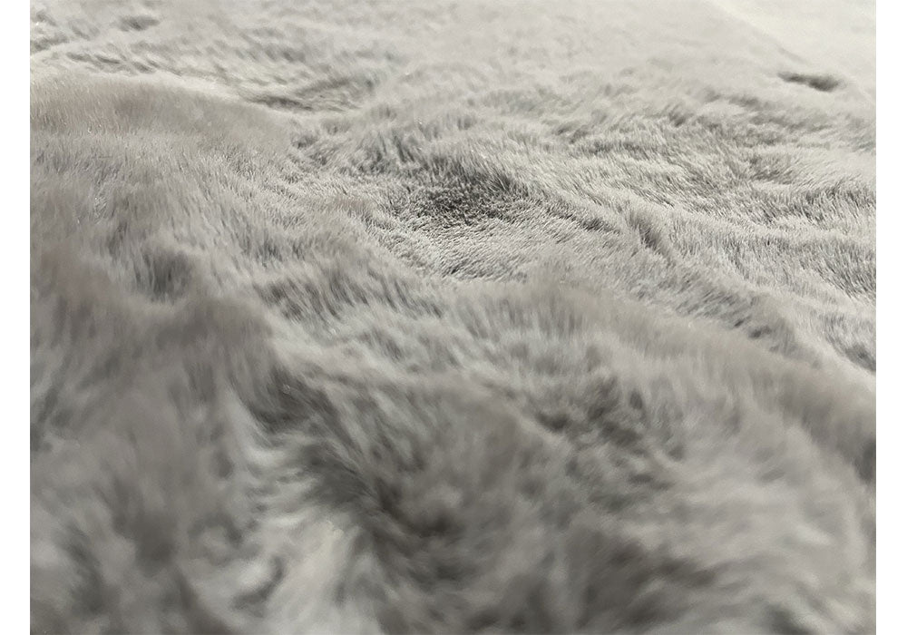 Ultra-Soft Rabbit Collection Faux Bunny Fur - Gray