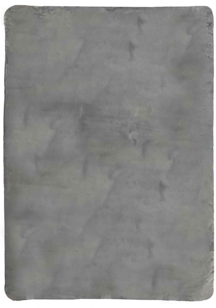 Ultra-Soft Rabbit Collection Faux Bunny Fur - Gray