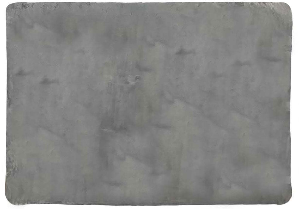 Ultra-Soft Rabbit Collection Faux Bunny Fur - Gray