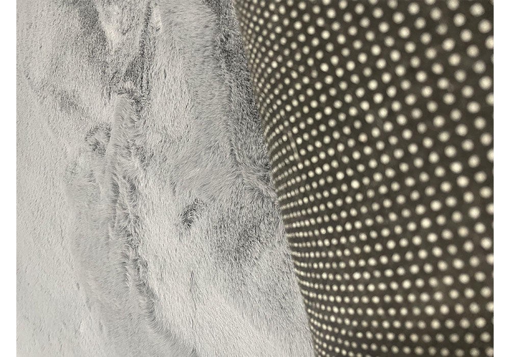 Ultra-Soft Rabbit Collection Faux Bunny Fur - Gray
