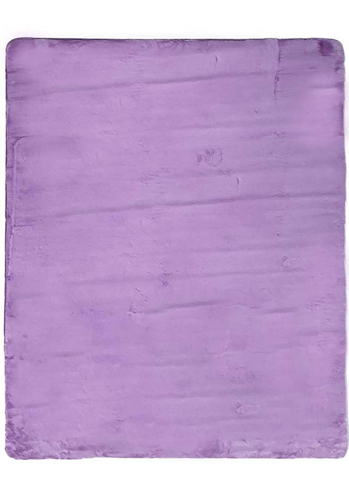 Ultra-Soft Rabbit Collection Faux Bunny Fur - Purple
