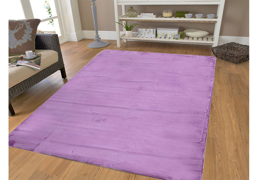 Ultra-Soft Rabbit Collection Faux Bunny Fur - Purple