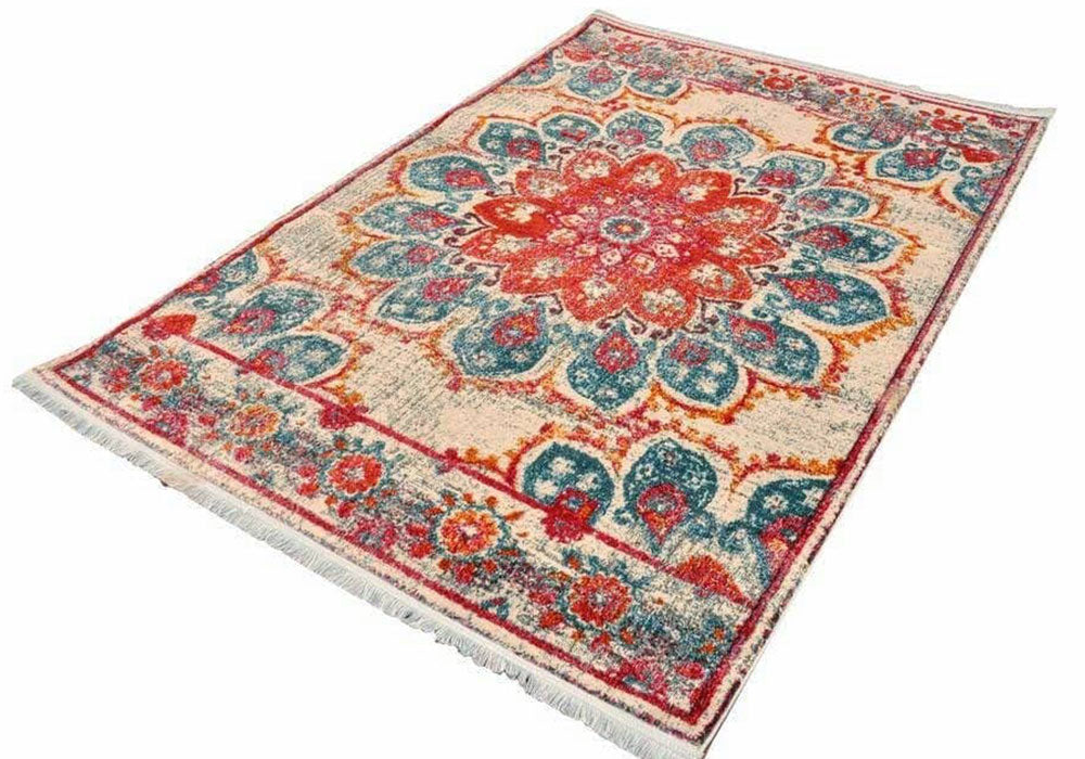 Pomegranate Bloom Vintage Area Rug V040A