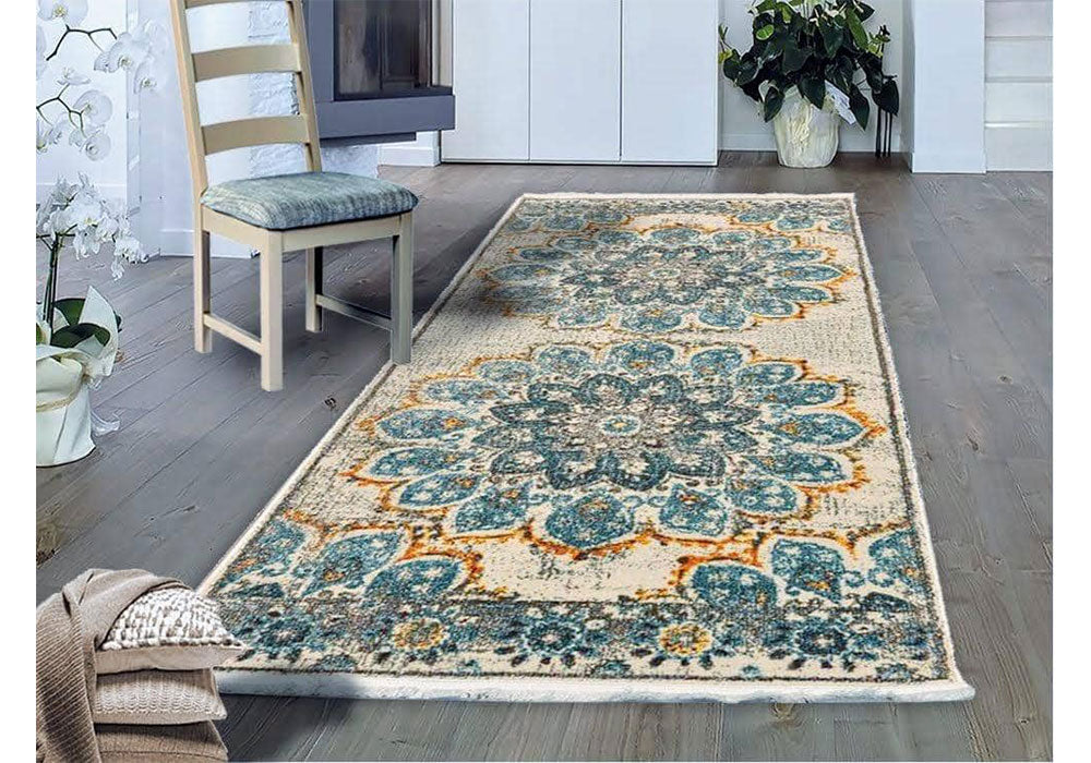 Pomegranate Bloom Vintage Area Rug V040A