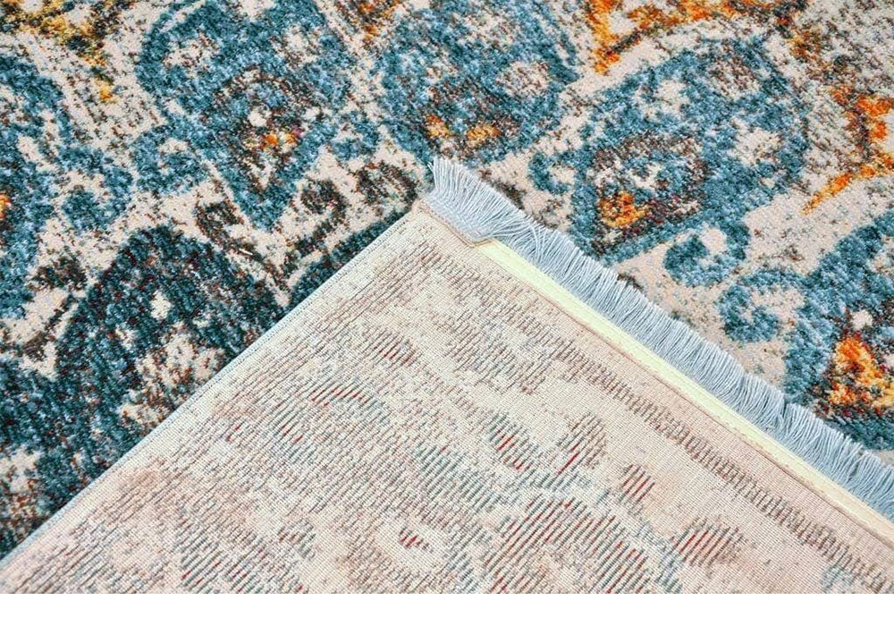 Pomegranate Bloom Vintage Area Rug V040A
