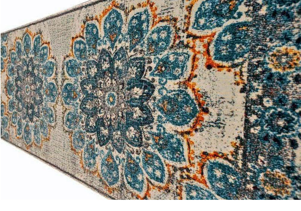 Pomegranate Bloom Vintage Area Rug V040A