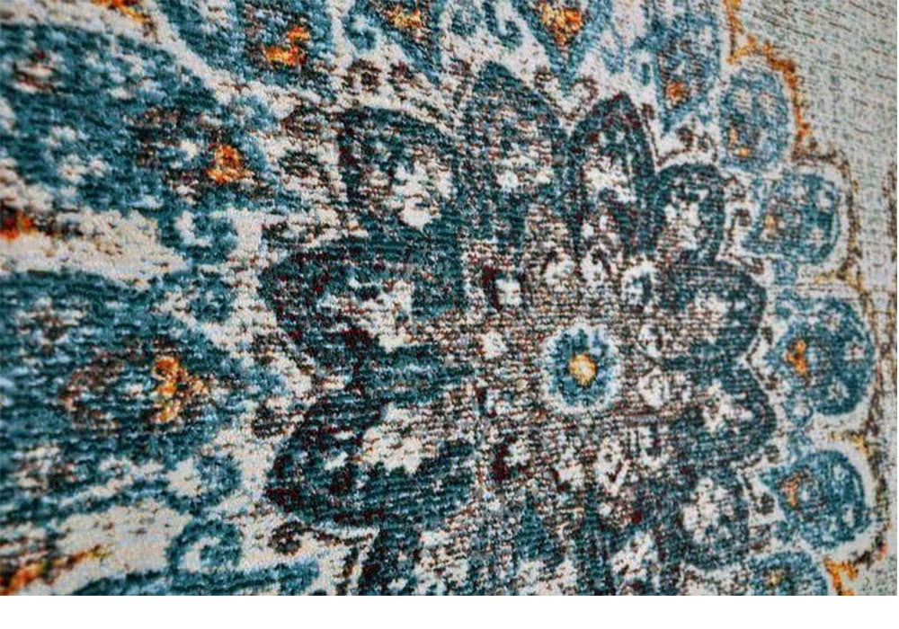 Pomegranate Bloom Vintage Area Rug V040A