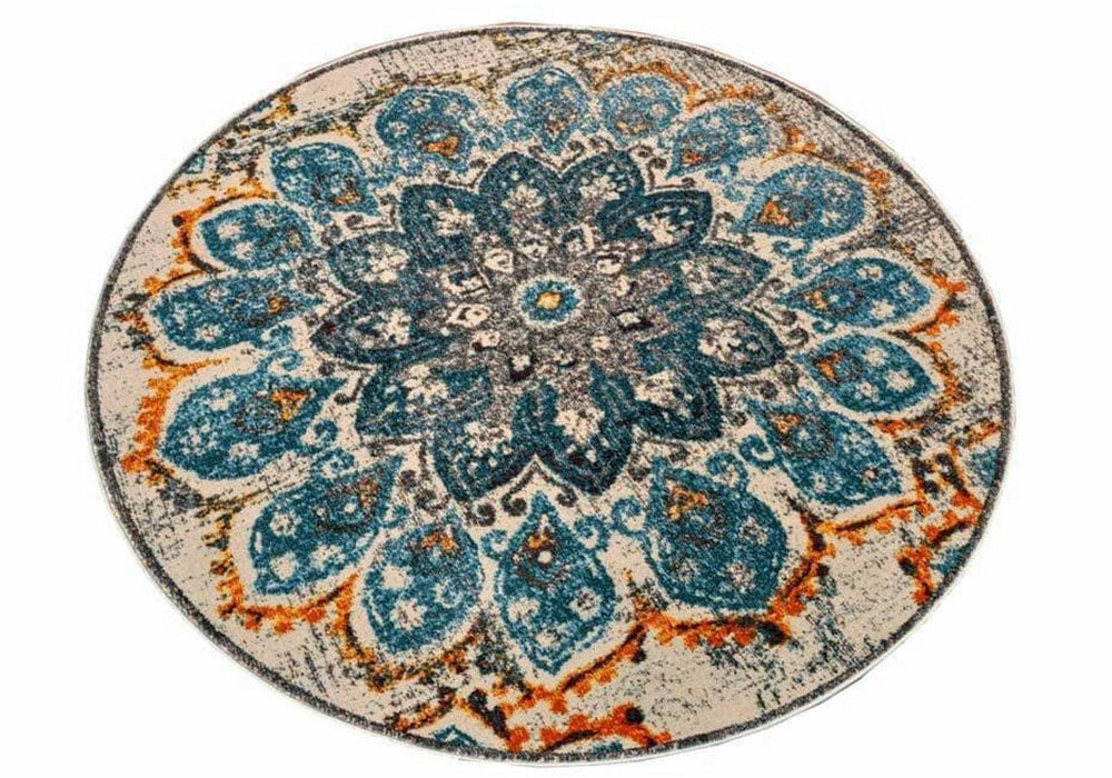 Pomegranate Bloom Vintage Area Rug V040A