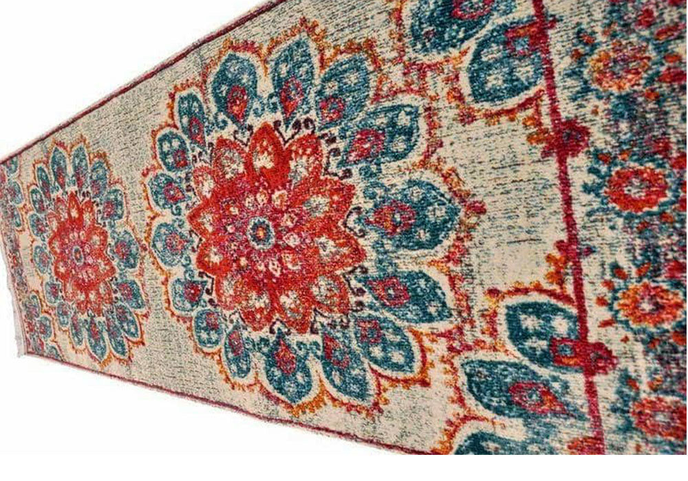 Pomegranate Bloom Vintage Area Rug V040A