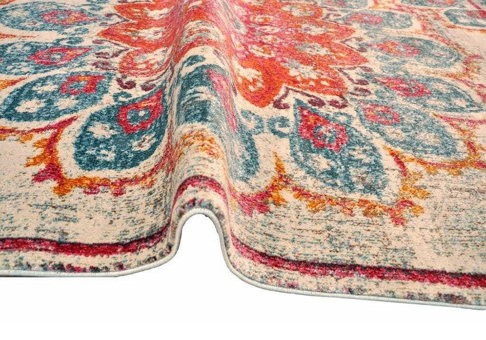 Pomegranate Bloom Vintage Area Rug V040A