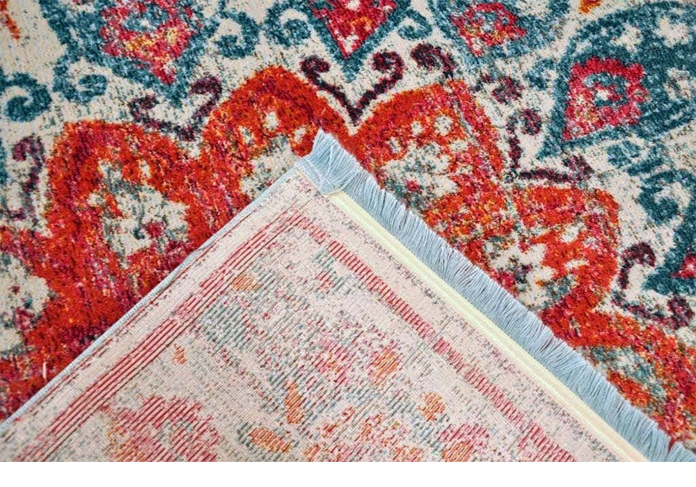 Pomegranate Bloom Vintage Area Rug V040A