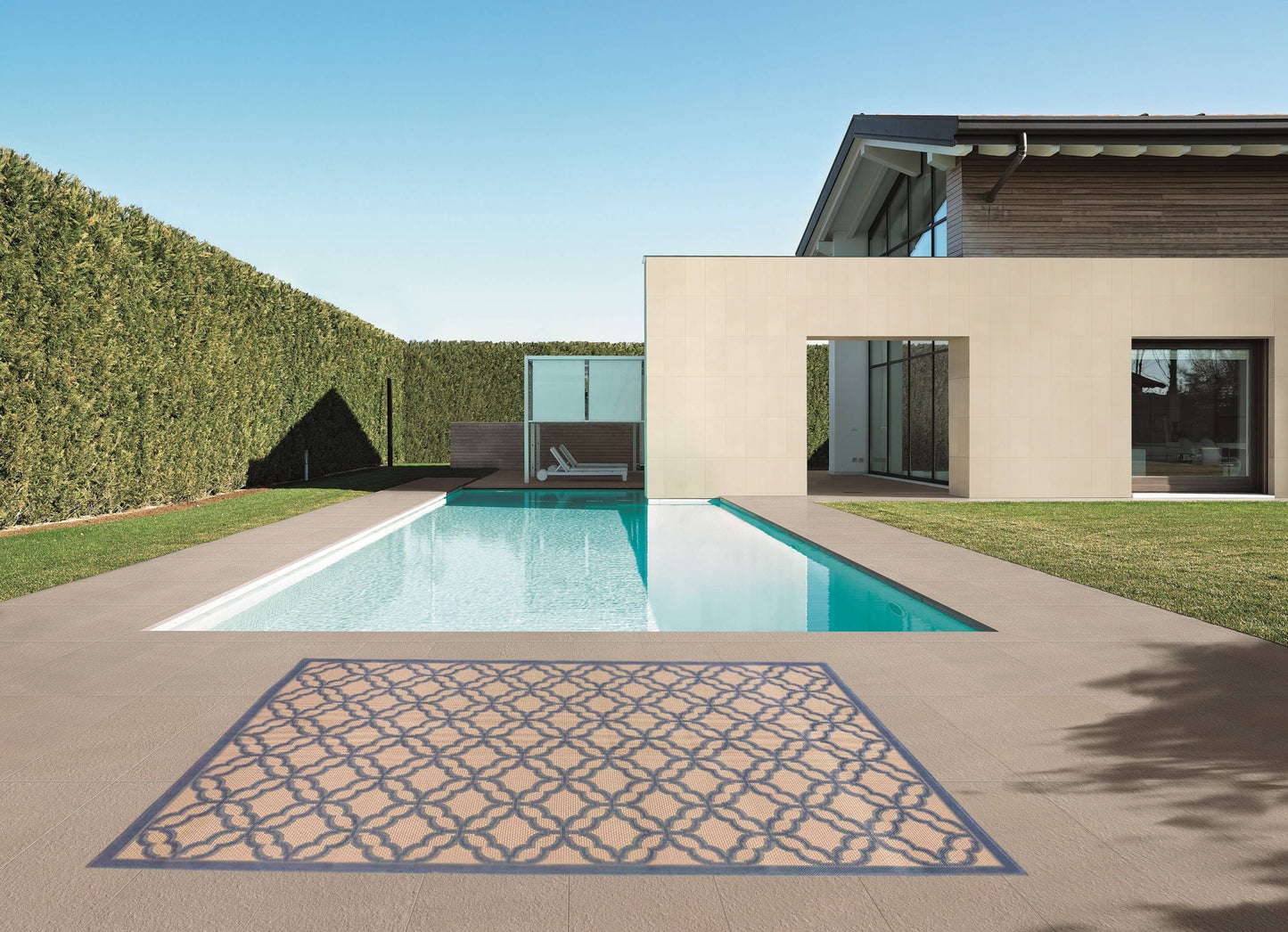 Festival Indoor/Outdoor Rugs Flatweave Contemporary Patio, Pool, Camp and Picnic Carpets FW 550 - Context USA - Area Rug by MSRUGS