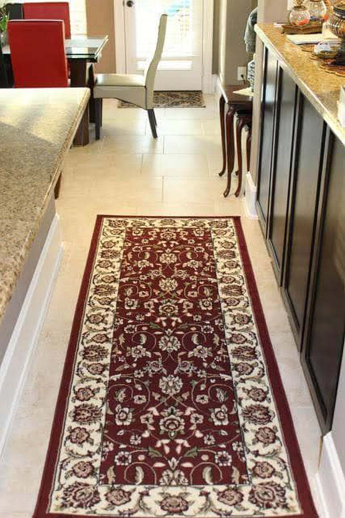 Sun Ray Outline Red Area Rug Nairobi 1162