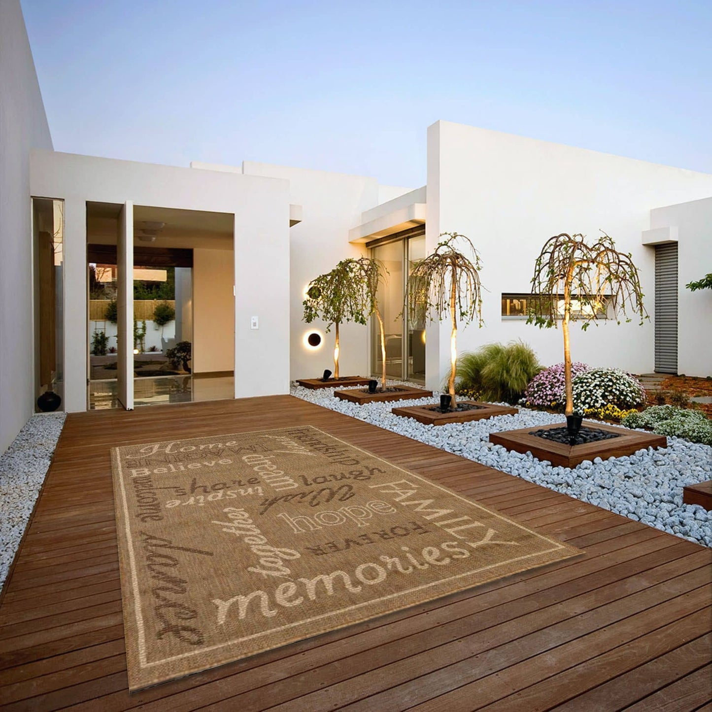 Home Indoor/Outdoor Rugs Flatweave Contemporary Patio, Pool, Camp and Picnic Carpets FW 444 - Context USA - Area Rug by MSRUGS