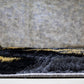 Colibri Shaggy 3D Gold Black Area Rug 151