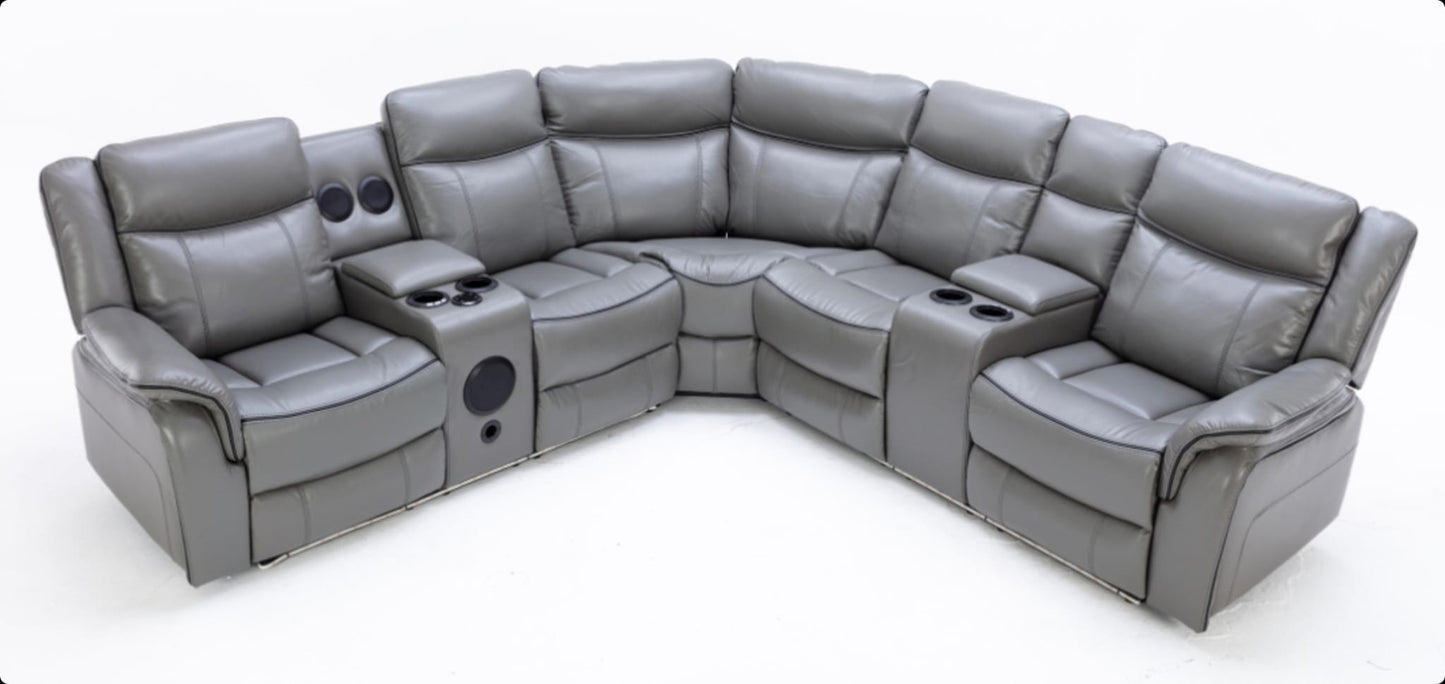 Led Power sectional with Bluetooth Speaker and USB