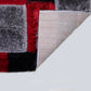Colibri Shaggy 3D Gray-Red Area rug 161