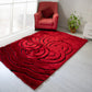 Colibri Shaggy 3D Red Area Rug 999
