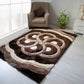 Colibri Shaggy 3D Brown-Beige Area Rug 999