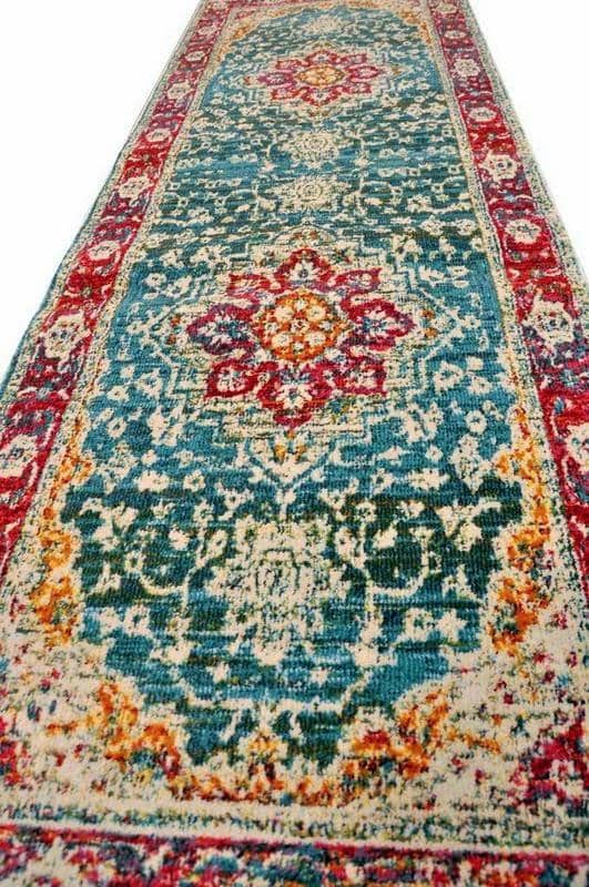 Rosette Imprint Vintage Area Rug V089A - Context USA - Area Rug by MSRUGS