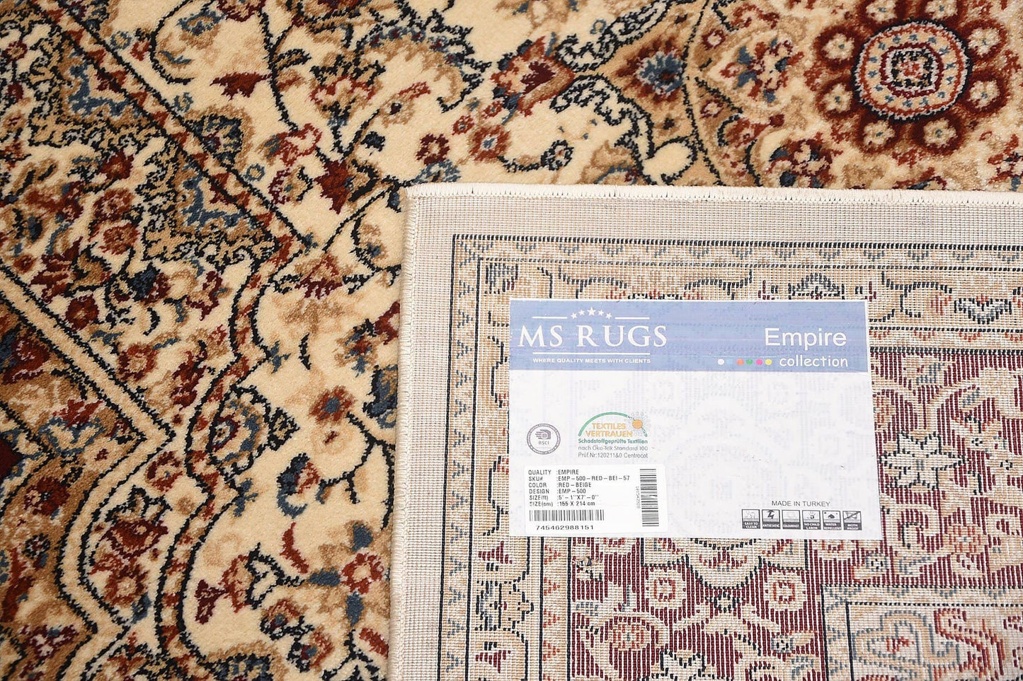 Persian Style Traditional Oriental Medallion Area Rug Empire 500 - Context USA - AREA RUG by MSRUGS