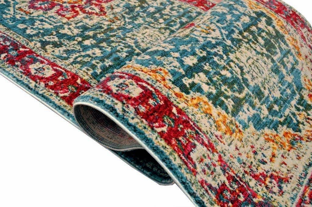 Rosette Imprint Vintage Area Rug V089A - Context USA - Area Rug by MSRUGS