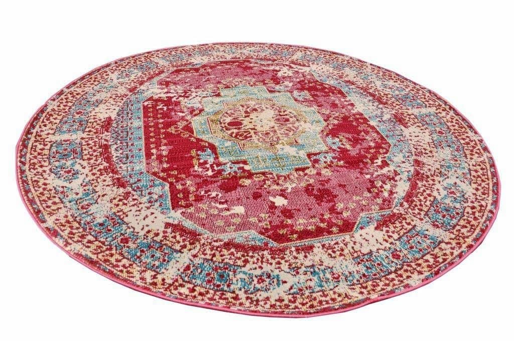 Magenta Rooted Vintage Area Rug V051A - Context USA - Area Rug by MSRUGS