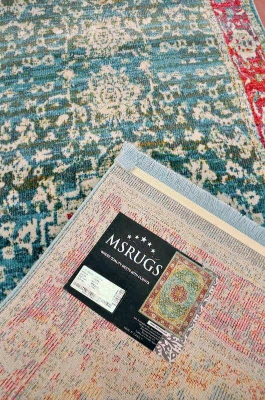 Rosette Imprint Vintage Area Rug V089A - Context USA - Area Rug by MSRUGS