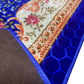 Oriental Blue 6'.6" x 10' Rug Soft Cozy Carved Design