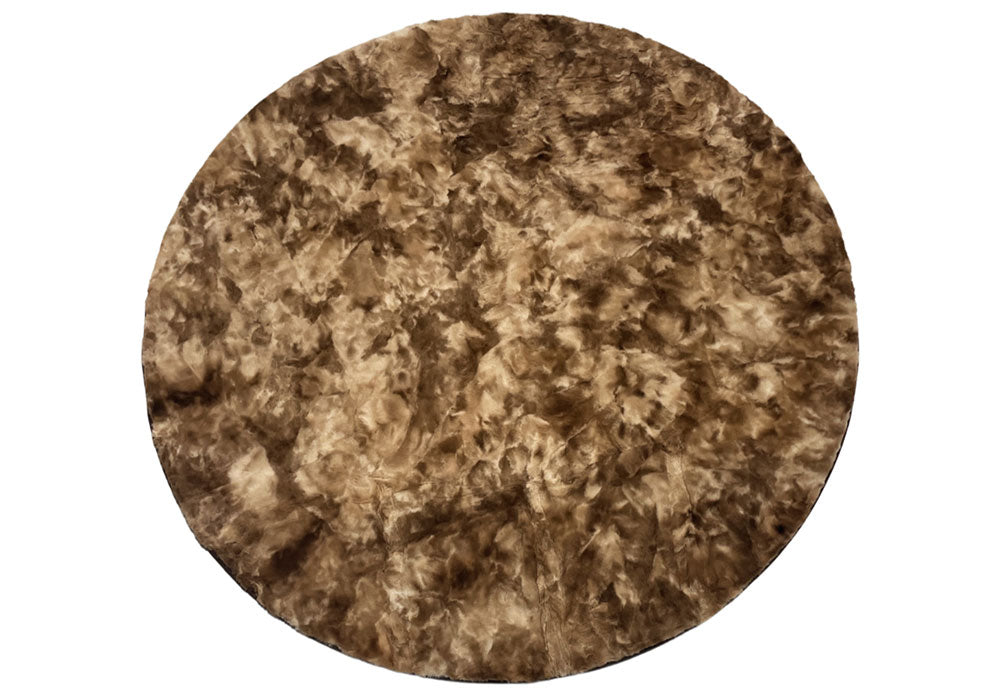 Ultra-Soft Rabbit Collection Faux Bunny Fur - Camel Brown