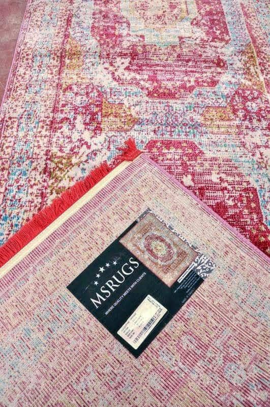 Magenta Rooted Vintage Area Rug V051A - Context USA - Area Rug by MSRUGS