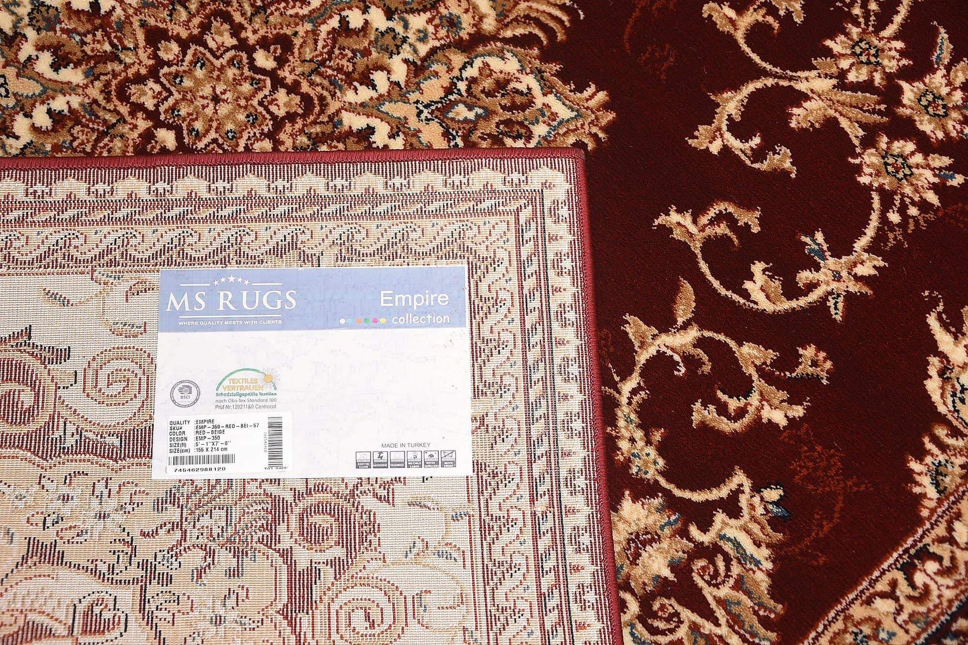 Persian Style Traditional Oriental Medallion Area Rug Empire 350 - Context USA - AREA RUG by MSRUGS