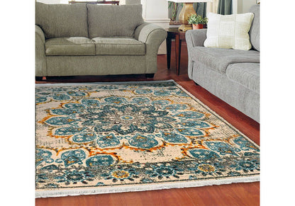 Pomegranate Bloom Vintage Area Rug V040A