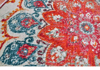 Pomegranate Bloom Vintage Area Rug V040A