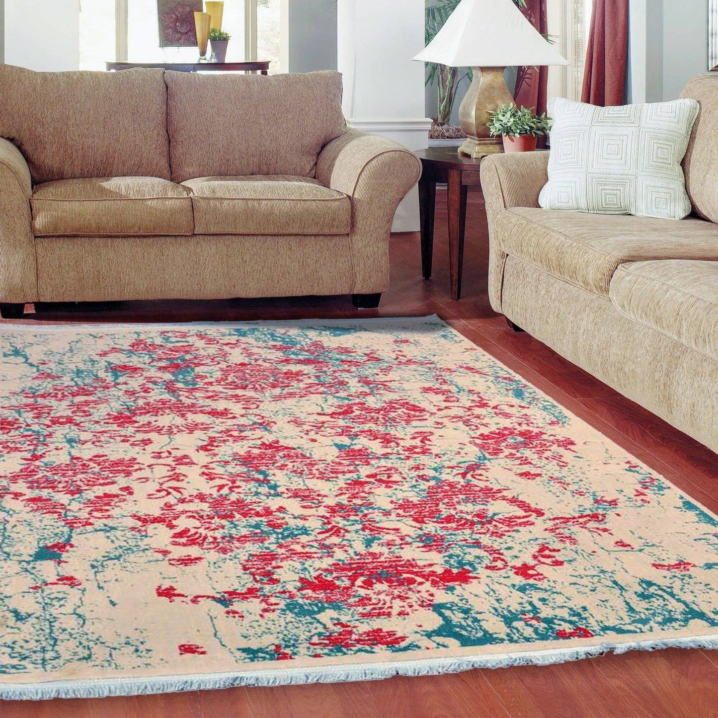 Passion Fruit Vintage Area Rug V015A - Context USA - Area Rug by MSRUGS