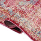 Magenta Rooted Vintage Area Rug V051A - Context USA - Area Rug by MSRUGS